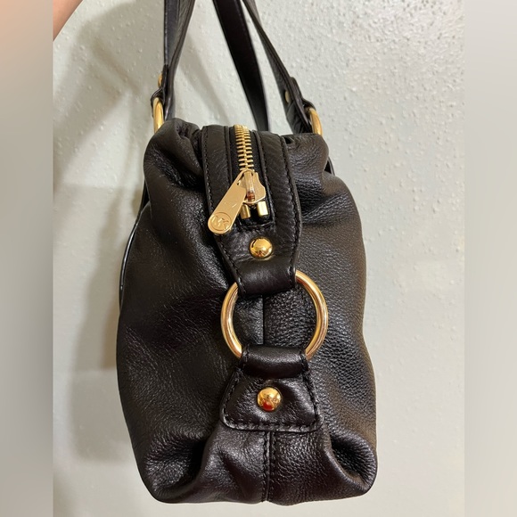 Like new Michael Kors Fulton Satchel Black Leather - Picture 5 of 14